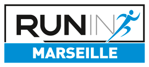 Logo de la course Run in Marseille où j'ai pratiqué des massages sur le stand Deloitte In Extenso
