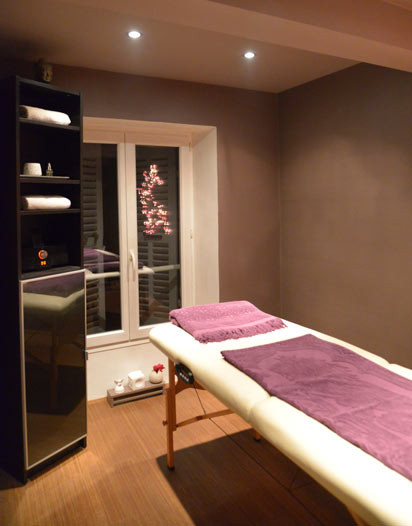 Salle dédié aux massages